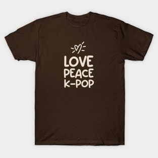 Love Peace KPOP T-Shirt